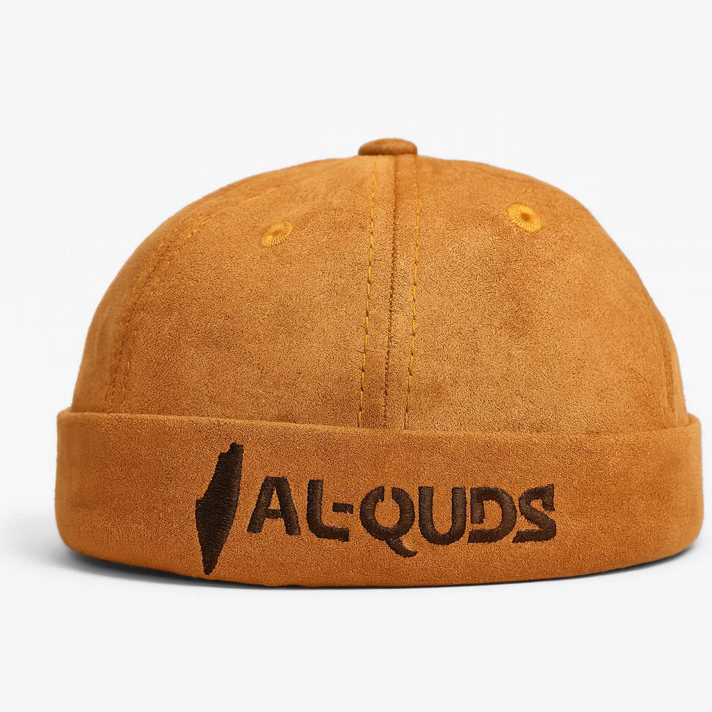 Docker Cap with “AL-QUDS” Embroidery