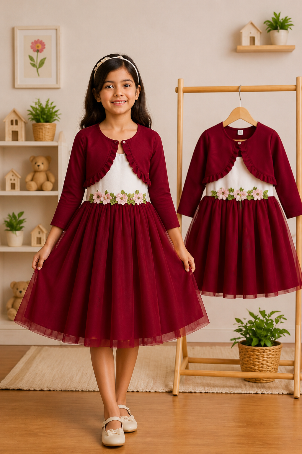 3 month to 10 years Frock + Koti